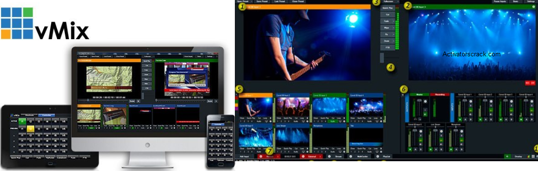 vmix live video streaming green fix